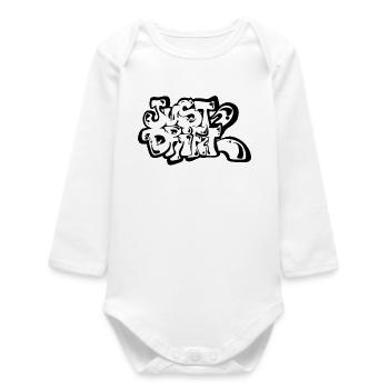 Just Drift - Baby Organic Langarmbody - Weiß - Vorne