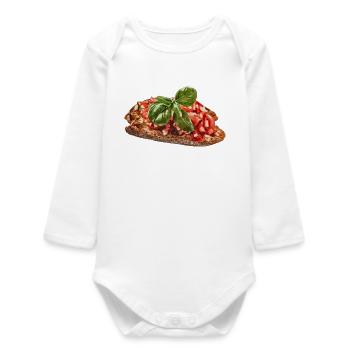 Bruschetta - Baby Organic Long-Sleeved Bodysuit - white - Front