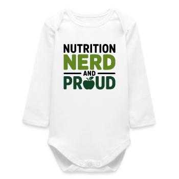 Je fais en sorte que la nourriture fasse du sens Diététicienne professionnelle - Body bébé manches longues biologique - blanc - Devant