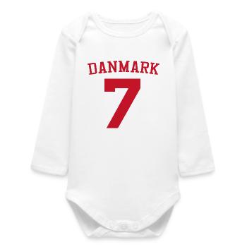 Denmark 7 Sport Design - Baby Organic Long-Sleeved Bodysuit - white - Front
