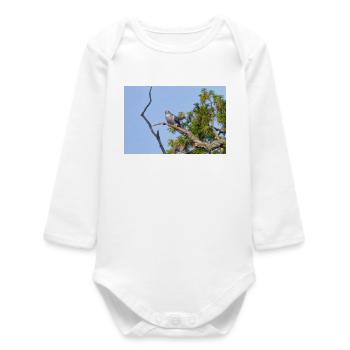 000_1522_NikDxO_cuckoo - Baby Organic Long-Sleeved Bodysuit - white - Front
