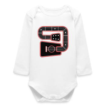 Abstrakte Form Akustikgitarre - Baby Organic Langarmbody - Weiß - Vorne