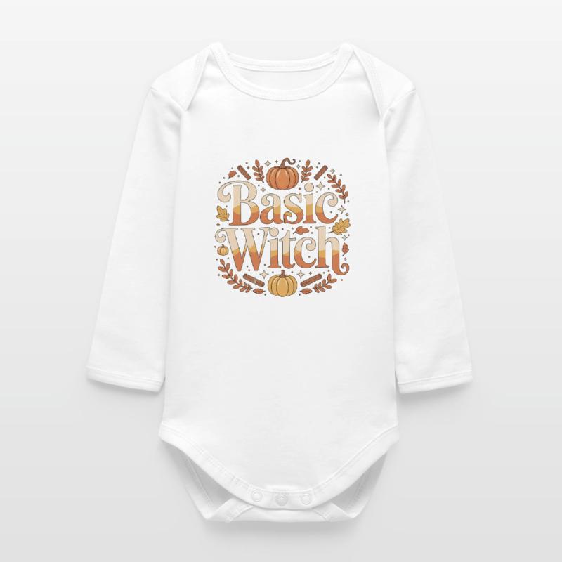 Witchcraft Basic Witch Enchanted Tarot Reading Baby Organic Long-Sleeved Bodysuit