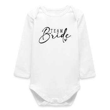 Équipe Bride - Body bébé manches longues biologique - blanc - Devant