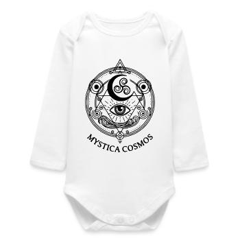 Mystica Cosmos - Baby Organic Long-Sleeved Bodysuit - white - Front