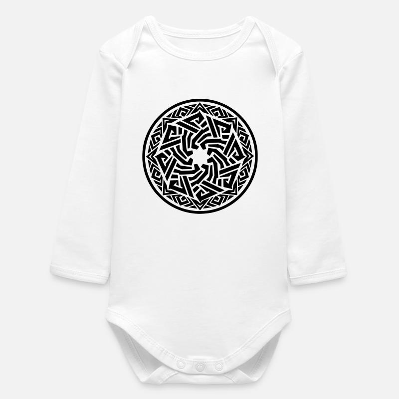 NoxstyllT4 - Baby Organic Long-Sleeved Bodysuit - white