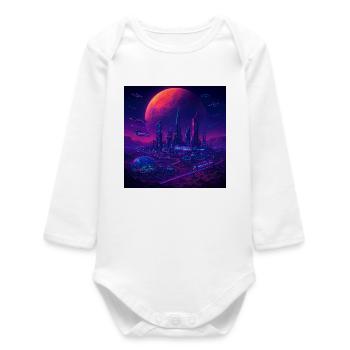 RockyZoo62 - Baby Organic Long-Sleeved Bodysuit - white - Front