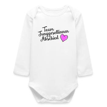 Hen Party Team - Baby Organic Long-Sleeved Bodysuit - white - Front