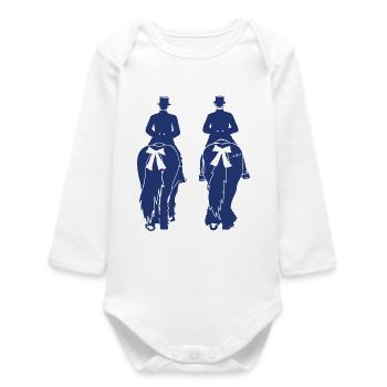 KŘIŽERJEJ ... a čěs! - Baby Organic Long-Sleeved Bodysuit - white - Front