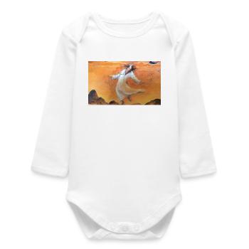 Der Tänzer - Baby Organic Langarmbody - Weiß - Vorne