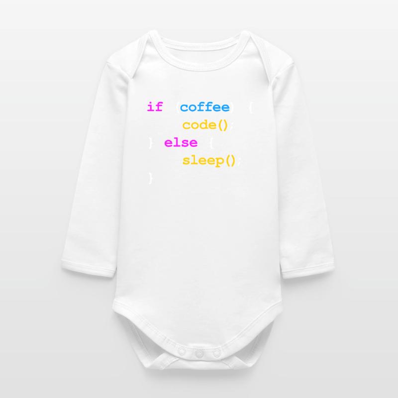 Kein Kaffee Kein Code Programmierer Informatiker Baby Organic Langarmbody