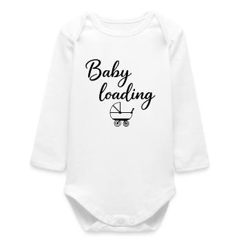 Baby loading - Baby Organic Langarmbody - Weiß - Vorne