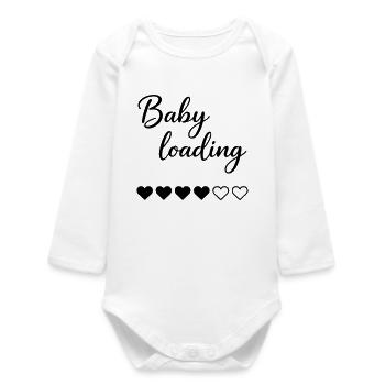 Baby Loading - Baby Organic Langarmbody - Weiß - Vorne