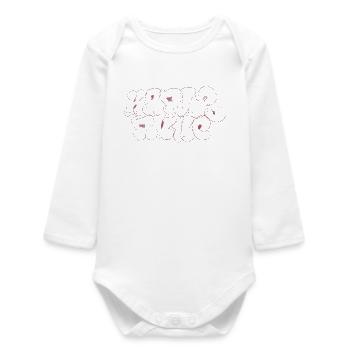 Karlsruhe Throw up - Baby Organic Long-Sleeved Bodysuit - white - Front