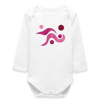 Yoga design_52 - Body bébé manches longues biologique - blanc - Devant