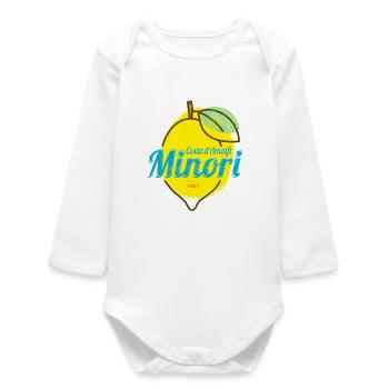 Minori Costa d'Amalfi Lemon Italy Amalfi Coast - Baby Organic Long-Sleeved Bodysuit - white - Front