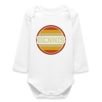 Legendaer Dennis - Baby Organic Long-Sleeved Bodysuit - white - Front