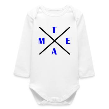kreuz_team- - Baby Organic Long-Sleeved Bodysuit - white - Front
