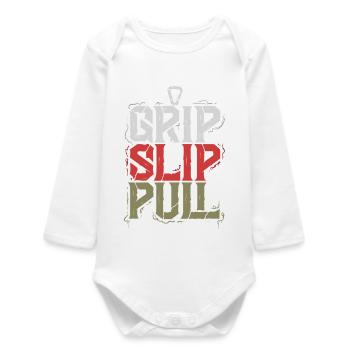 Grip Slip Pull - Body bébé manches longues biologique - blanc - Devant