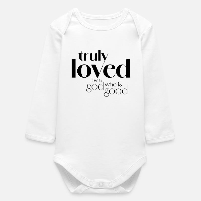 TrulyLoved - Baby Organic Langarmbody - Weiß