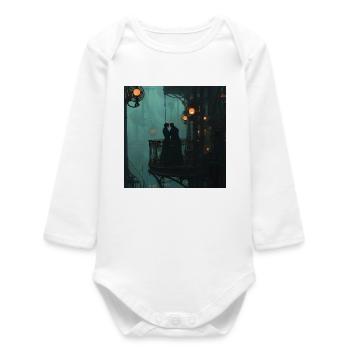 Château à vapeur de la cohésion - Body bébé manches longues biologique - blanc - Devant