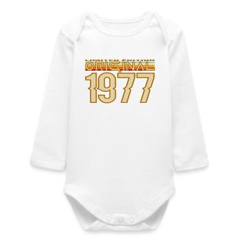 Original 1977 Vintage Year - Body bébé manches longues biologique - blanc - Devant