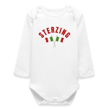 Sterzing a traversé les drapeaux italiens - Body bébé manches longues biologique - blanc - Devant