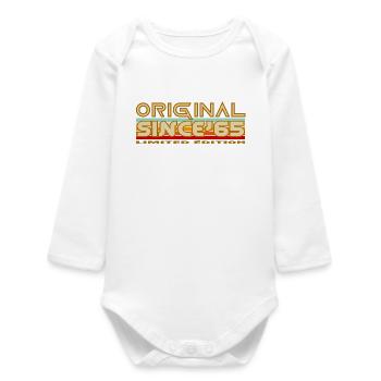 Original Since 65 Limited Edition - Baby Organic Long-Sleeved Bodysuit - white - Front