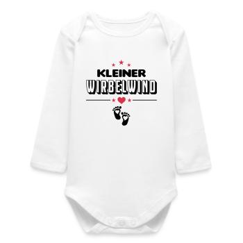 Little Whirlwind Baby Infant - Baby Organic Long-Sleeved Bodysuit - white - Front