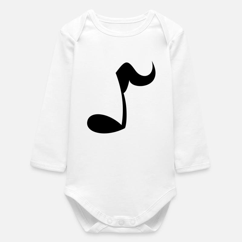 Note - Body bébé manches longues biologique - blanc