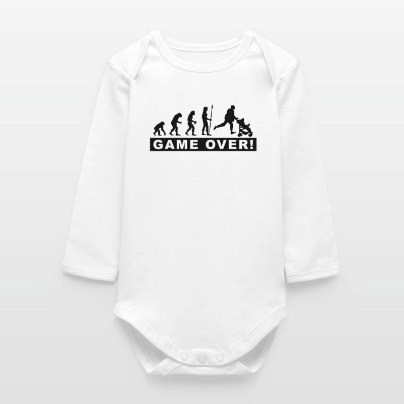 evolution_daddy Baby Organic Long-Sleeved Bodysuit