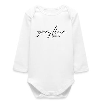Greyline Official - Baby Organic Long-Sleeved Bodysuit - white - Front
