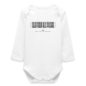 Signature Generator - Satisfaction - Baby Organic Long-Sleeved Bodysuit - white - Front