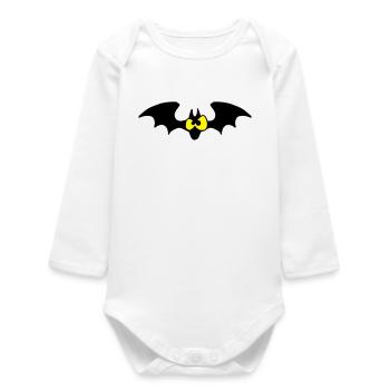 Chauve-souris - Body bébé manches longues biologique - blanc - Devant