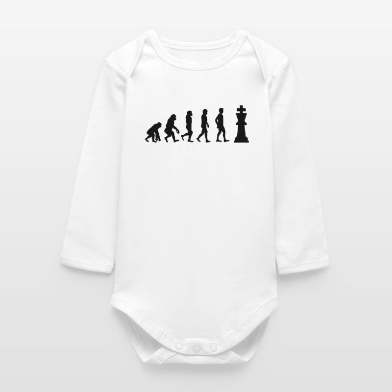 Evolution du jeu d’échecs Body bébé manches longues biologique