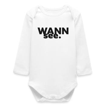 Collection GIUDAN Berlin : Wannsee - Body bébé manches longues biologique - blanc - Devant