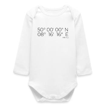 Coordonnées Mayence - Body bébé manches longues biologique - blanc - Devant