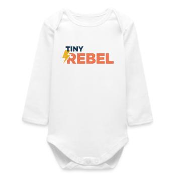 Tiny rebel - Baby Organic Long-Sleeved Bodysuit - white - Front