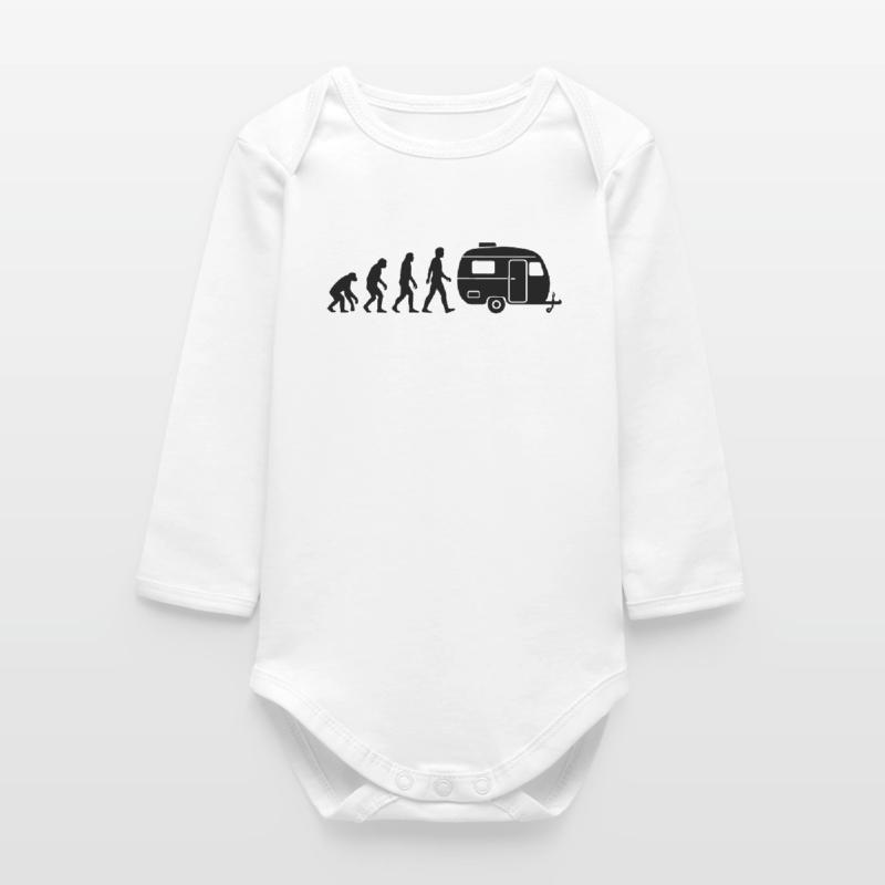 Evolution Caravan Camper Baby Organic Long-Sleeved Bodysuit