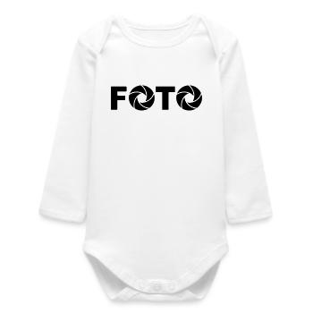 2541614 128910893 foto - Baby Organic Langarmbody - Weiß - Vorne