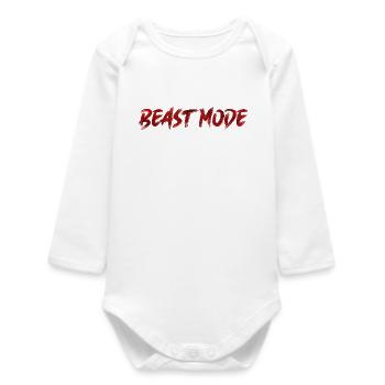 Beast fashion! - Baby Organic Long-Sleeved Bodysuit - white - Front