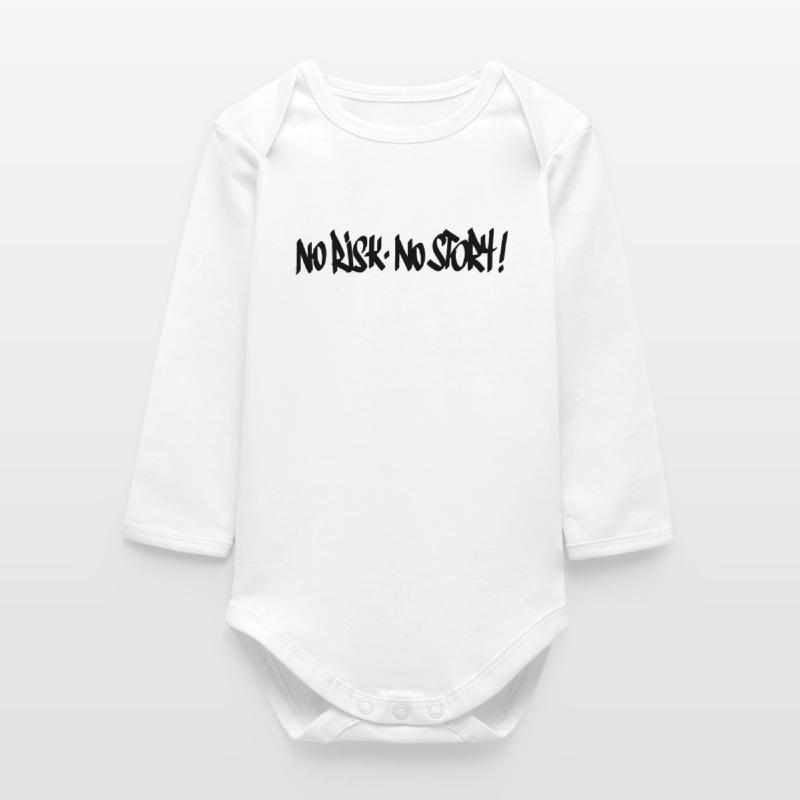 Pas de risque, pas de devise de l’histoire Body bébé manches longues biologique