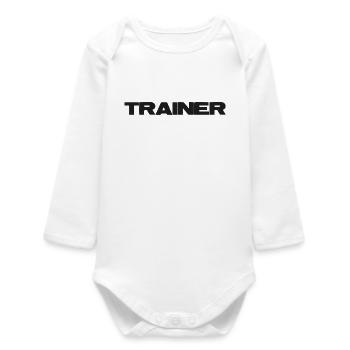 Entraîneur Bold - Body bébé manches longues biologique - blanc - Devant