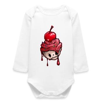 Sweet - Baby Organic Long-Sleeved Bodysuit - white - Front