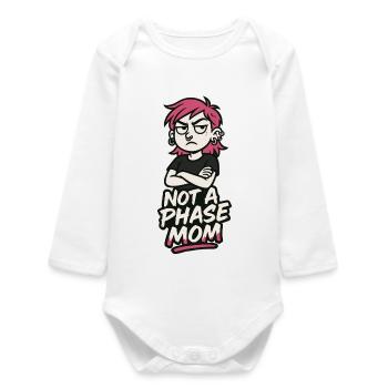 Piercing Addict Body Mod Enthusiast - Baby Organic Long-Sleeved Bodysuit - white - Front