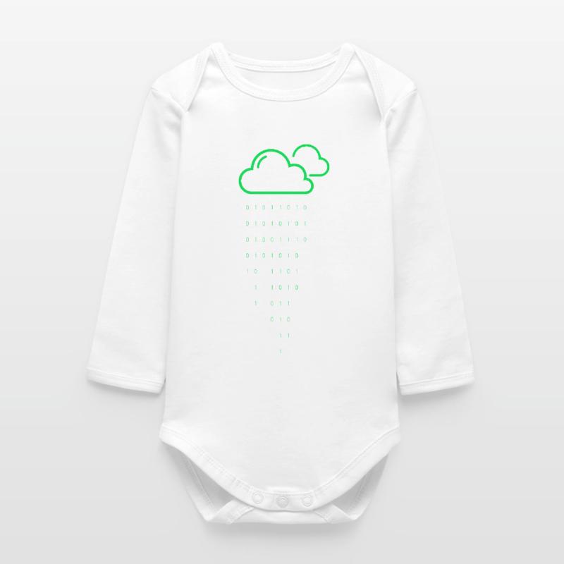 Cloud rain code Baby Organic Long-Sleeved Bodysuit