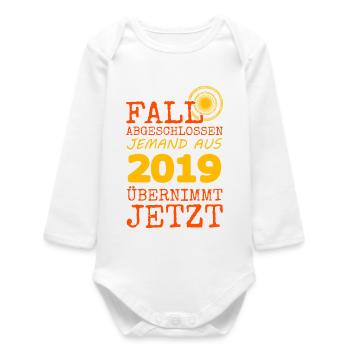 2019 2019 - Baby Organic Long-Sleeved Bodysuit - white - Front