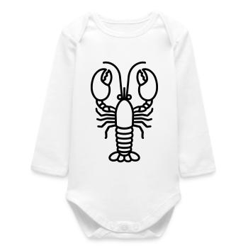 Hummer - Baby Organic Langarmbody - Weiß - Vorne