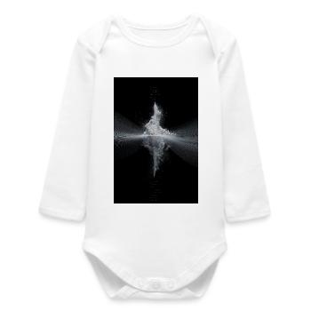 Quantum Pulse Echo - Baby Organic Long-Sleeved Bodysuit - white - Front