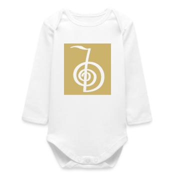 Reiki Maître Reiki Symbole Reiki - Body bébé manches longues biologique - blanc - Devant
